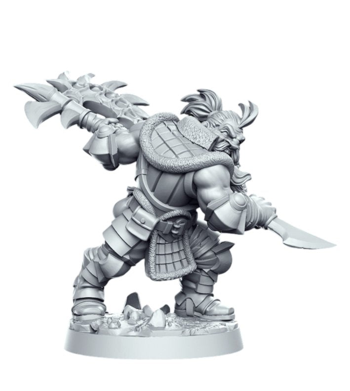 Gandharr Dwarven Warrior - MiniPrinta