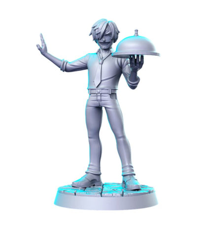 Sanji One Piece Resin Miniature - Anime Figurine - MiniPrinta